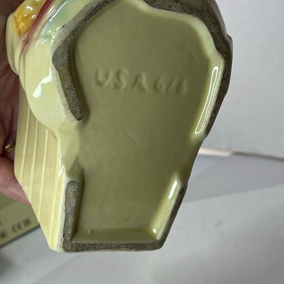 Vintage Shawnee USA 616 planter flower pot - Picture 5 of 8